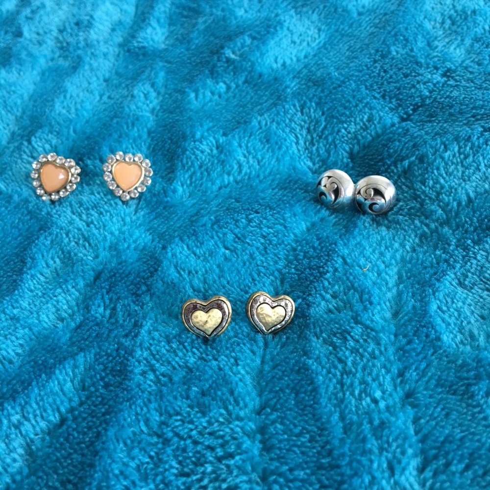 Lot of 3 beautiful post earrings
